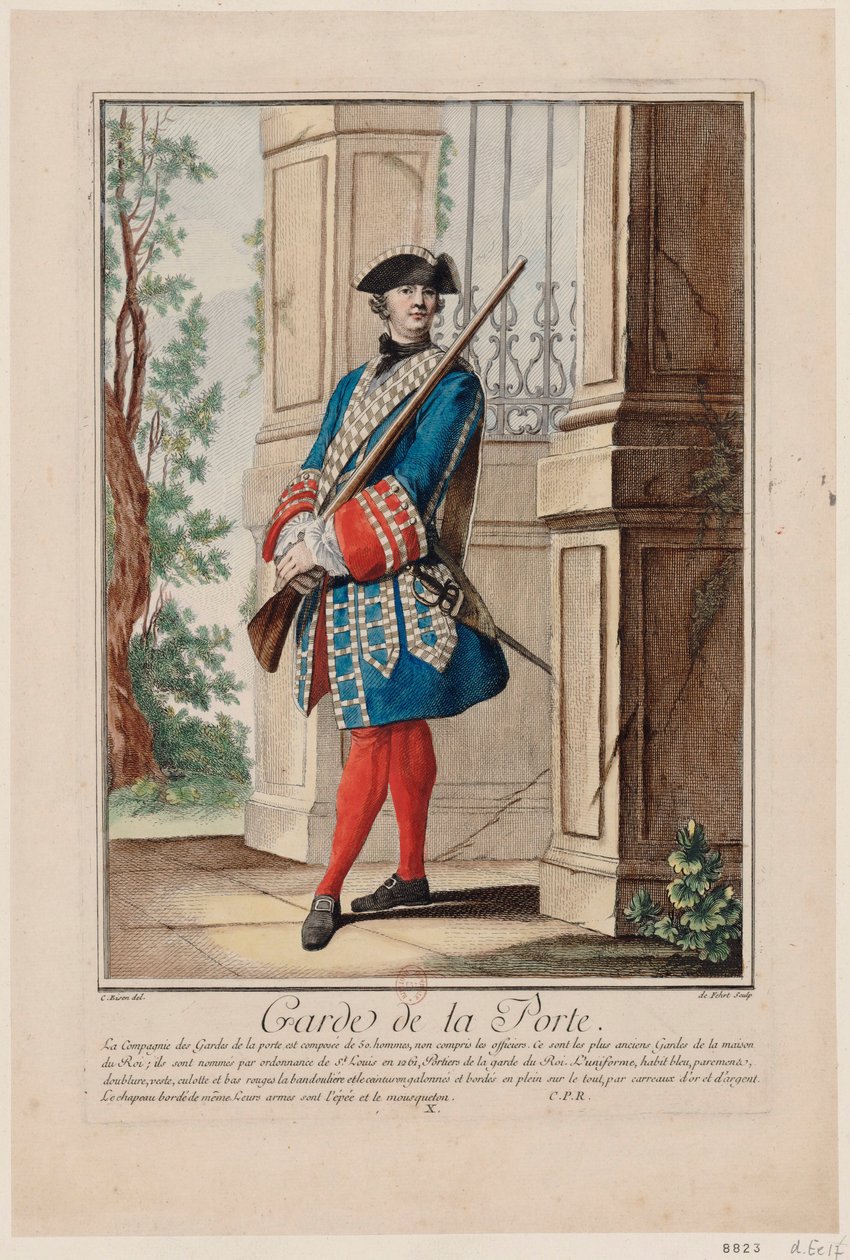 Garde de la porte door Antoine Jean De Fehrt