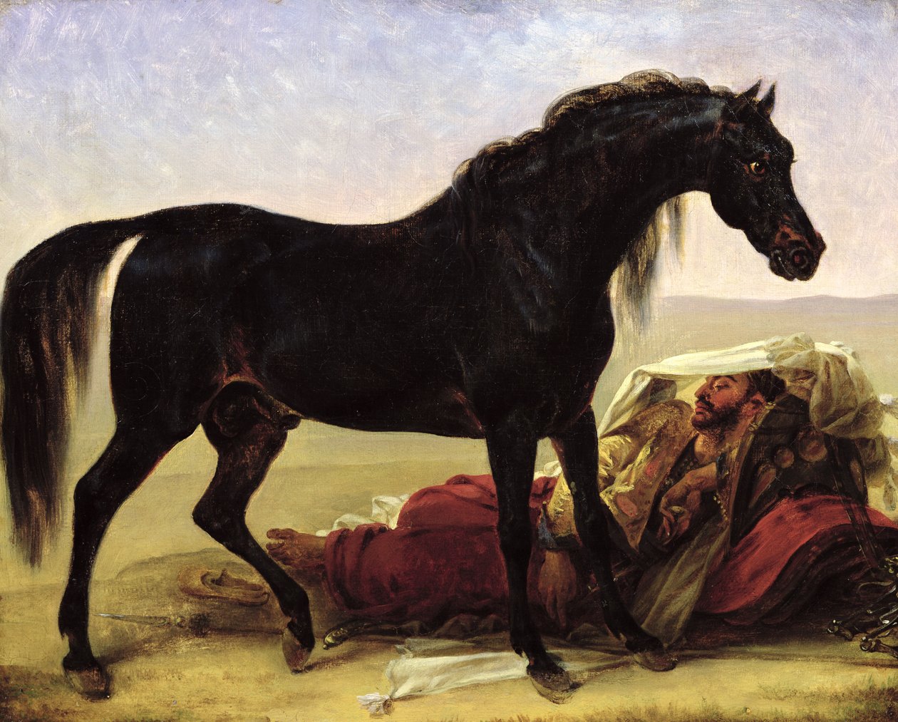 Een Arabisch paard door Antoine Jean Gros