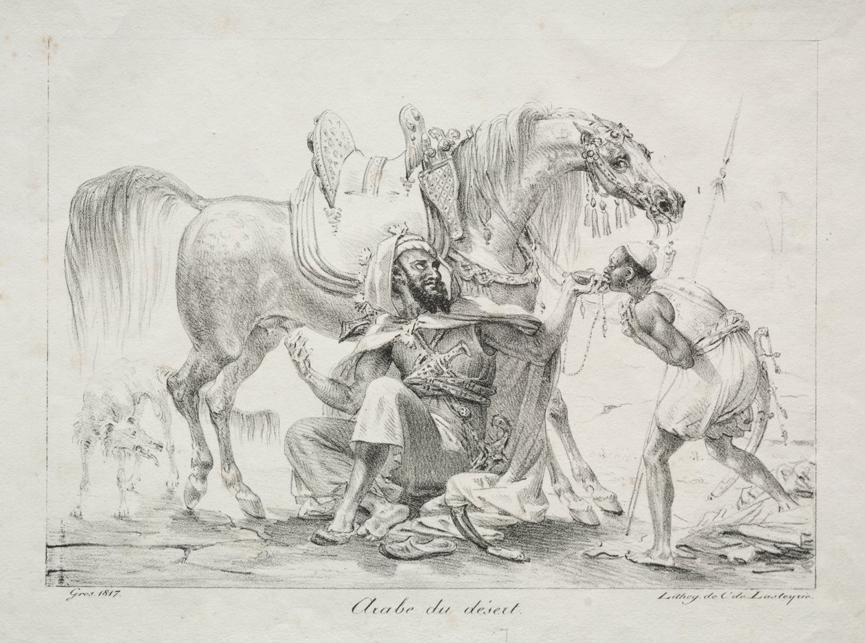 Arabier van de Woestijn door Antoine Jean Gros