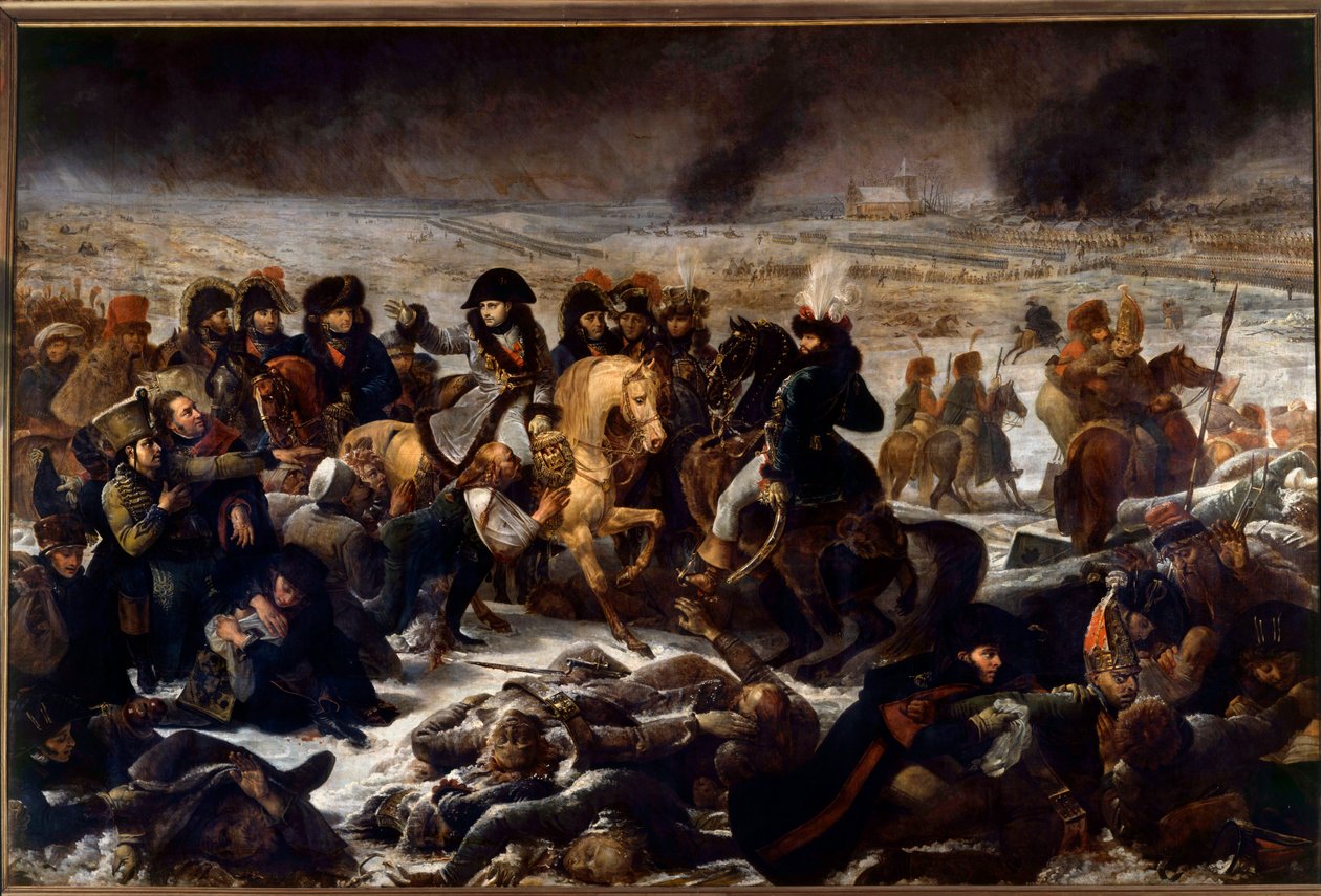 Campagne van Pruisen en Polen (1806-1807): Napoleon I op het slagveld van Eylau 9/02/1807 door Antoine Jean Gros