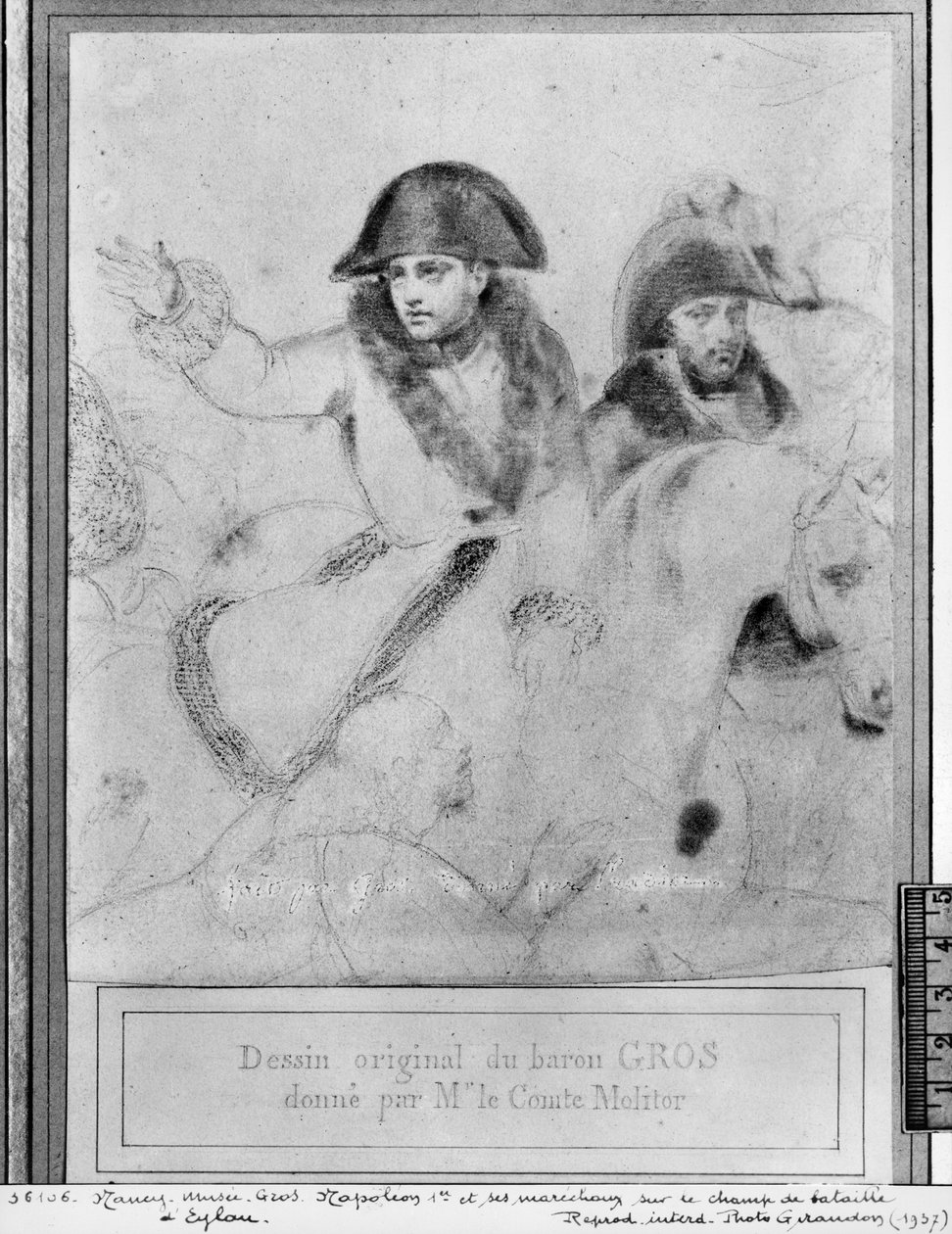 Napoleon op het Slagveld van Eylau door Antoine-Jean Gros