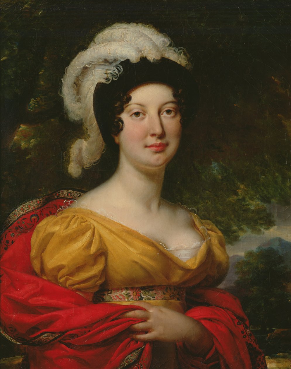 Portret van de vrouw van maarschalk Lannes door Antoine Jean Gros