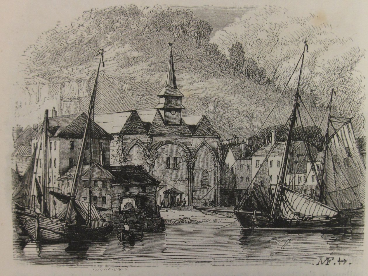 Normandië Jules Janin illustratie 130 door Antoine Leon Morel Fatio