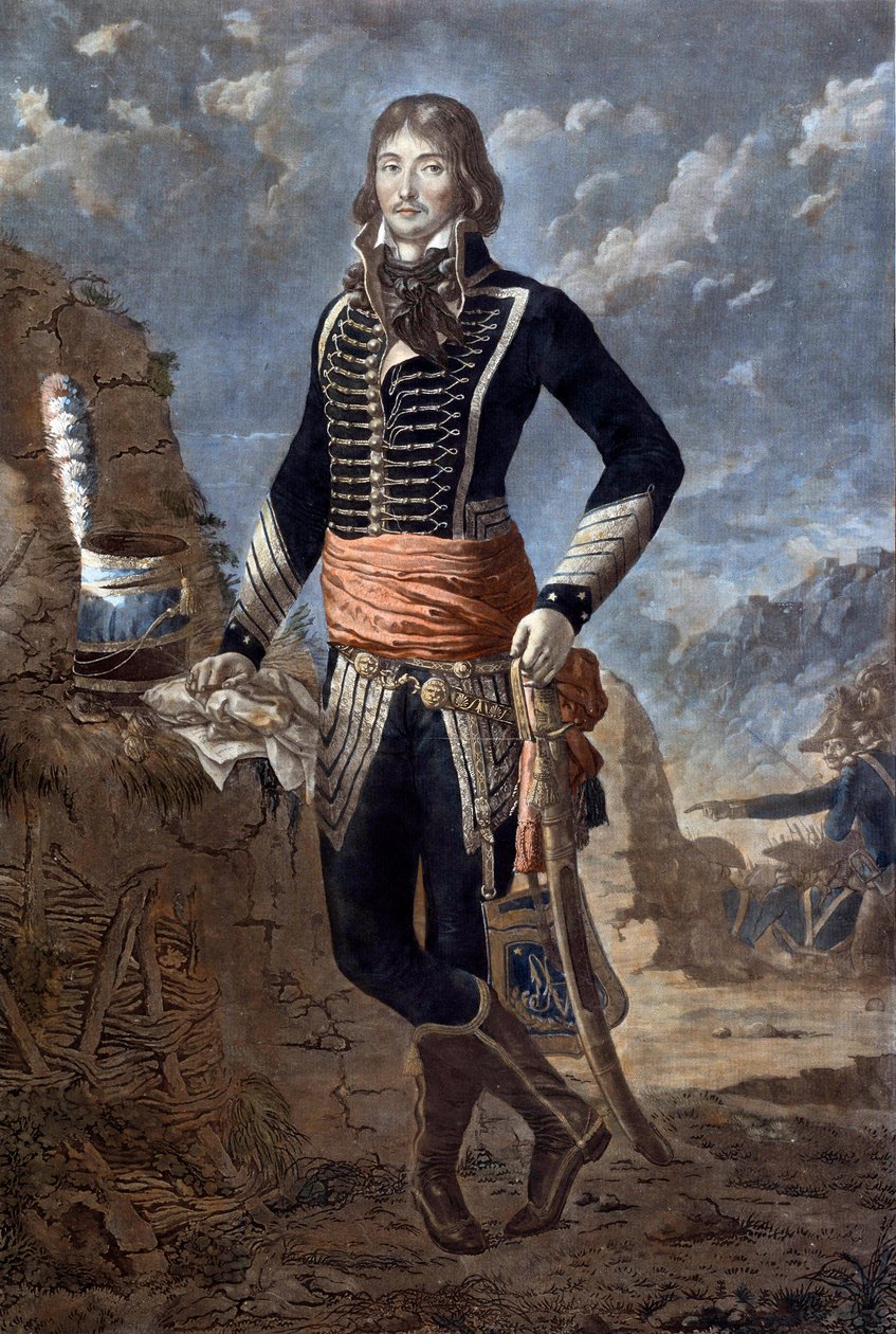 Portret van generaal Marceau door Antoine Louis Francois (after) Sergent-Marceau