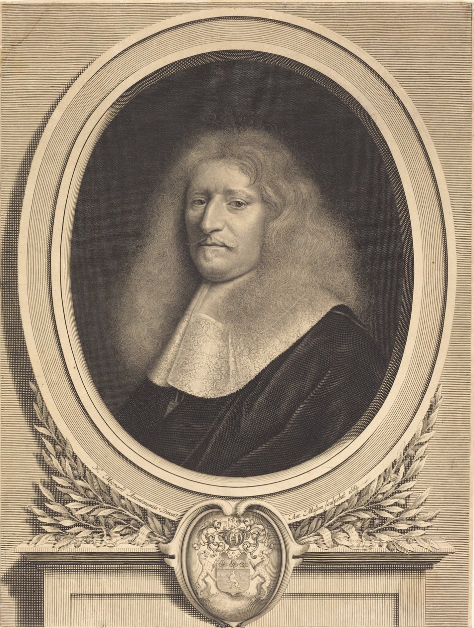 Guillaume de Brisacier door Antoine Masson after Nicolas Mignard