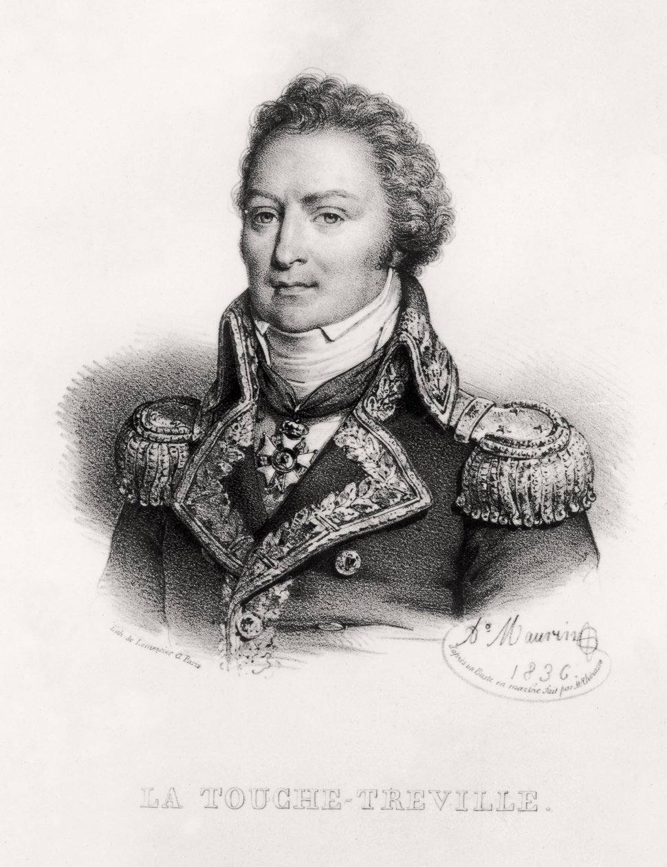 Portret van Louis-René Madelaine Le Vassor, graaf van La Touche-Tréville door Antoine Maurin