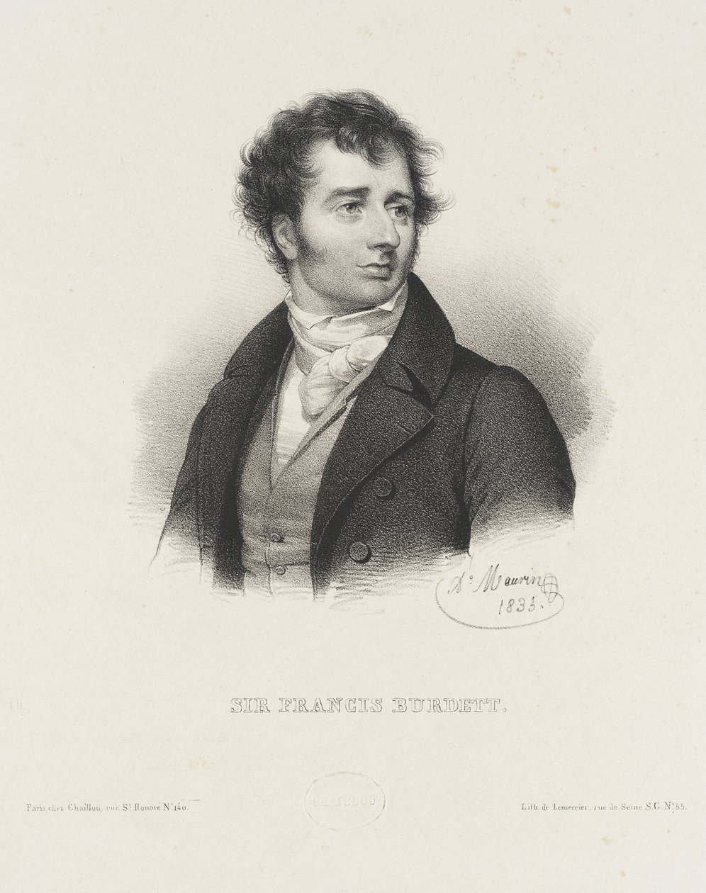 Sir Francis Burdett door Antoine Maurin