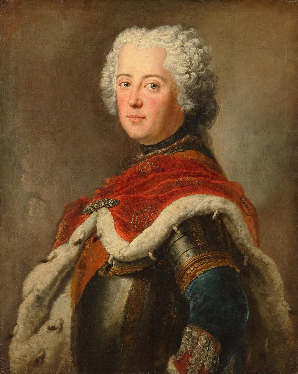 Frederik de Grote als kroonprins door Antoine Pesne