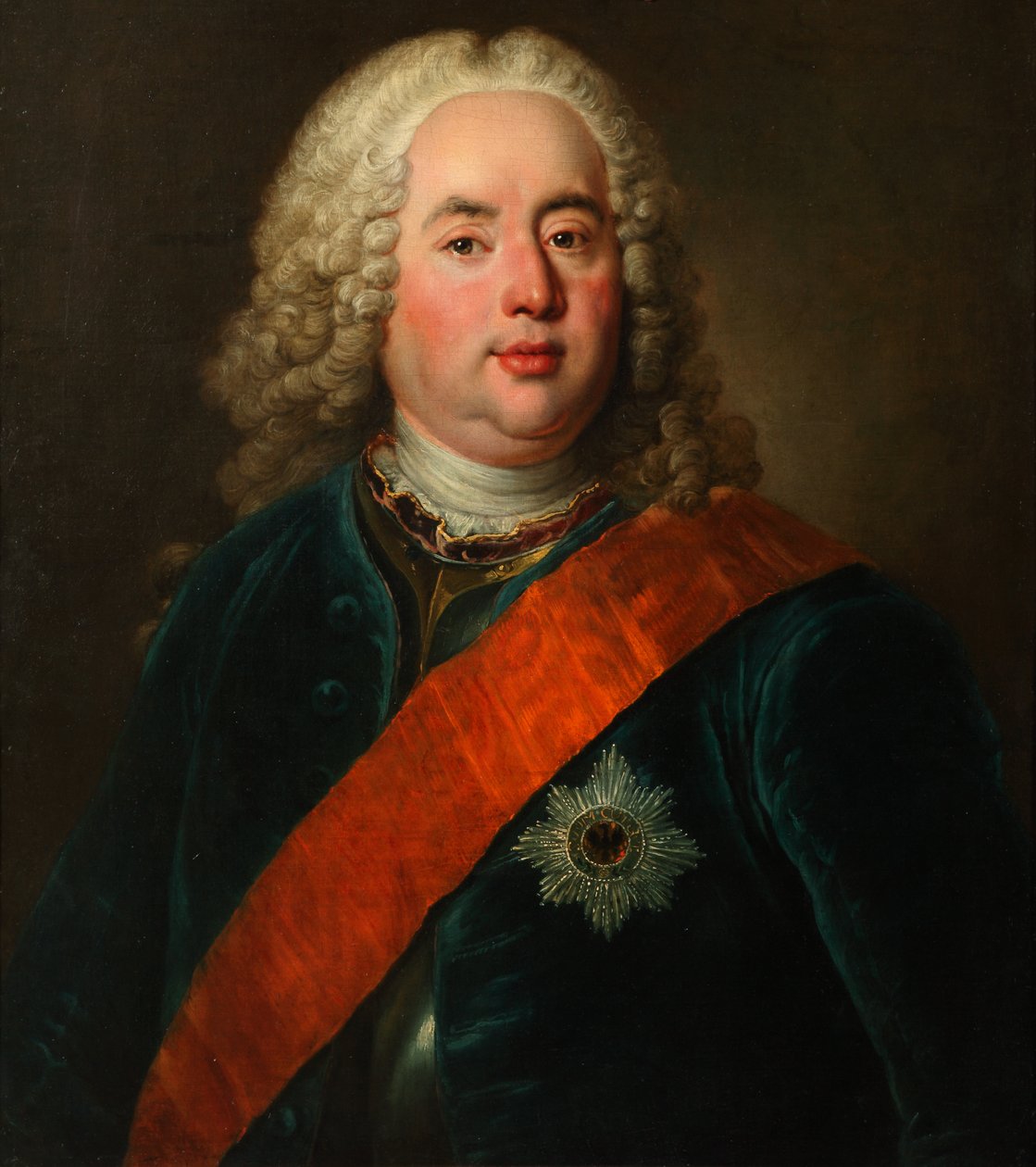 Graaf Gustav Adolph Gotter door Antoine Pesne
