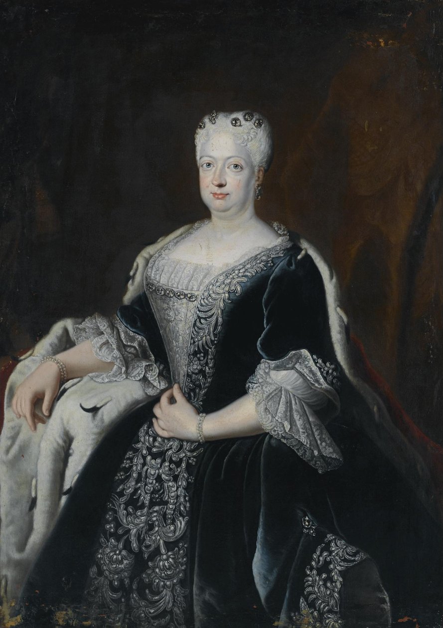 Sophia Dorothea van Hannover, koningin-gemalin in Pruisen door Antoine Pesne School