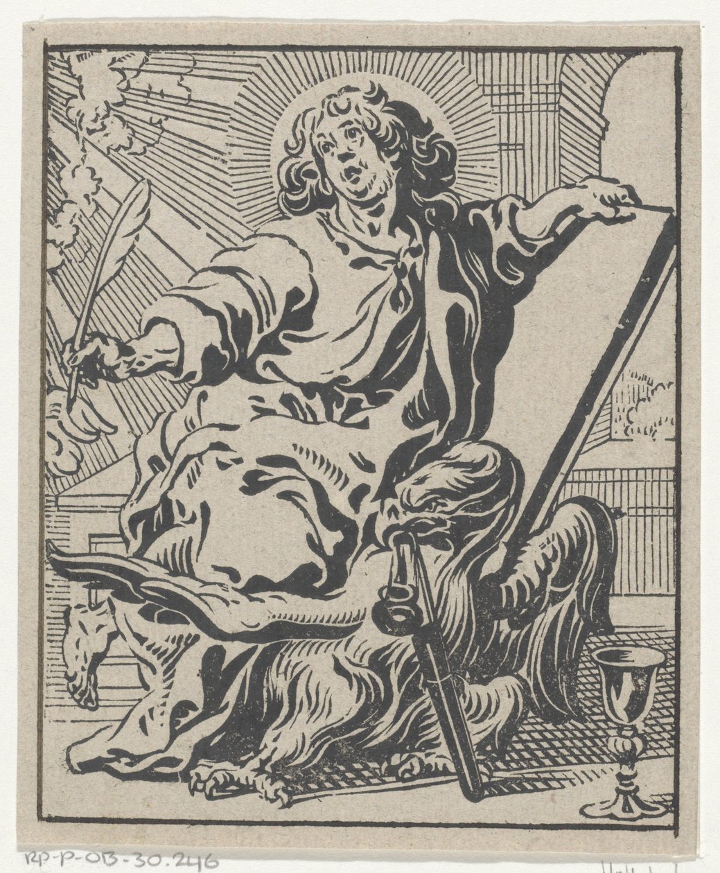 Johannes de evangelist De vier evangelisten (serietitel) door Antoine Sallaert