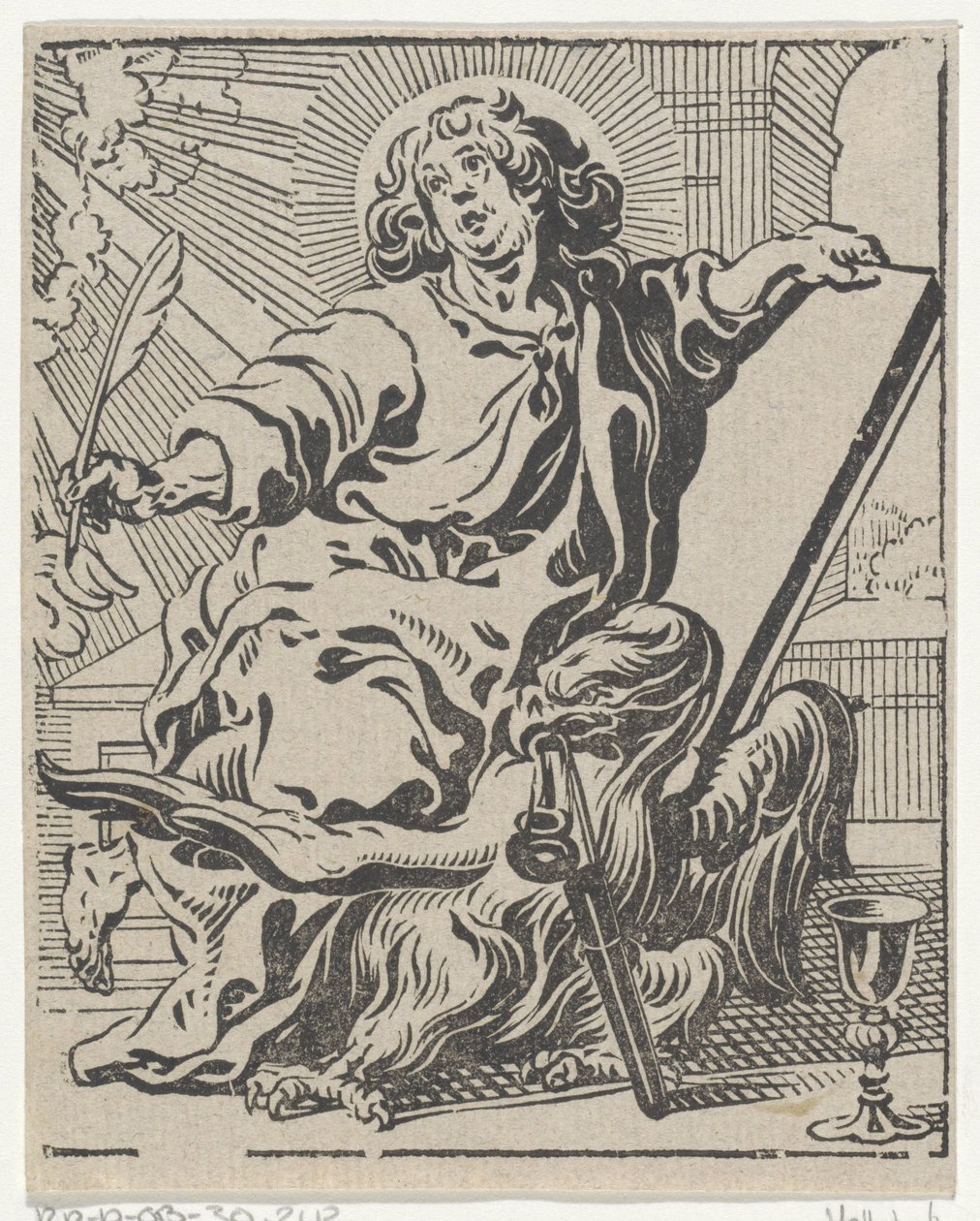 Johannes de evangelist door Antoine Sallaert