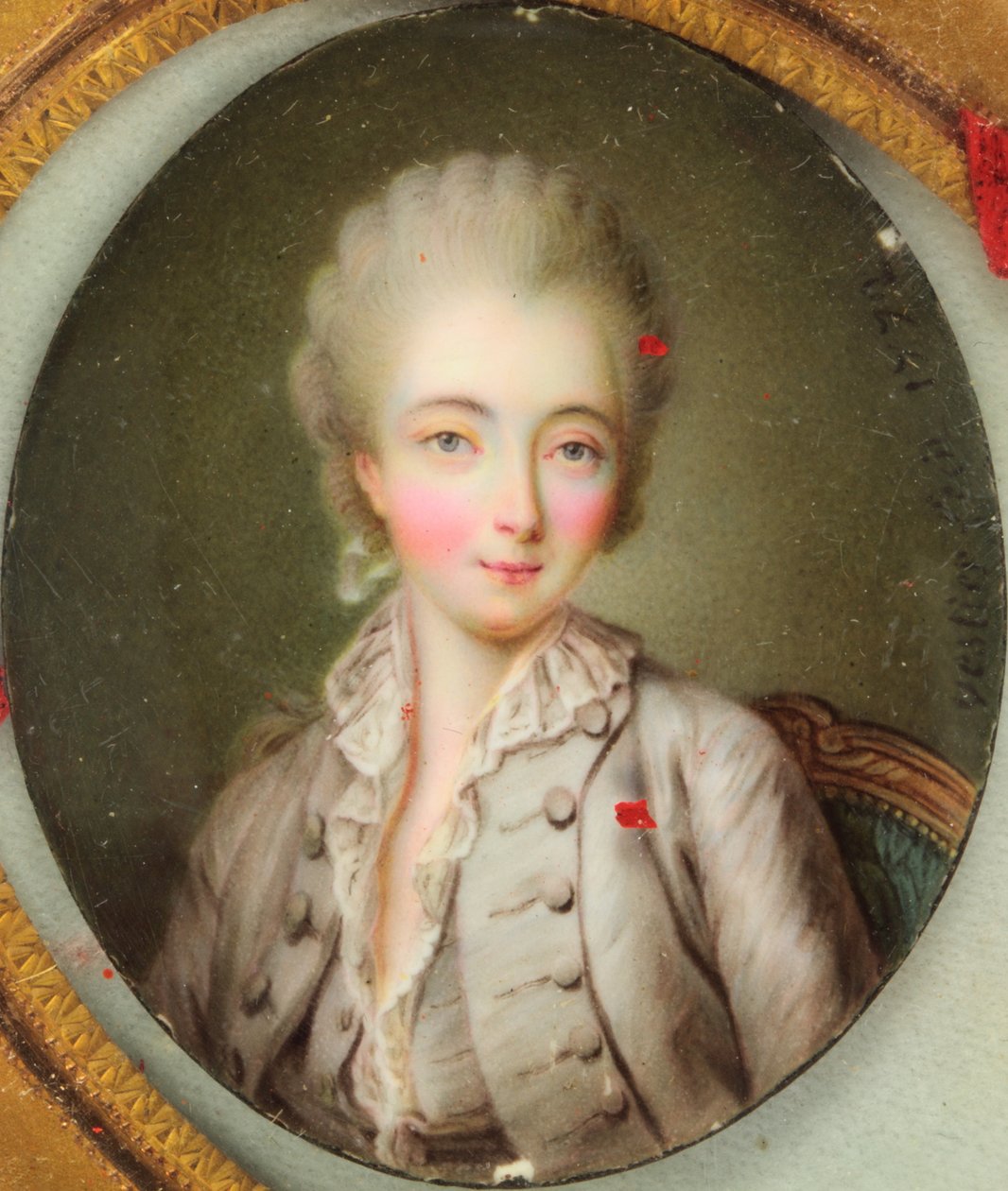 La Comtesse du Barry door Antoine Vestier