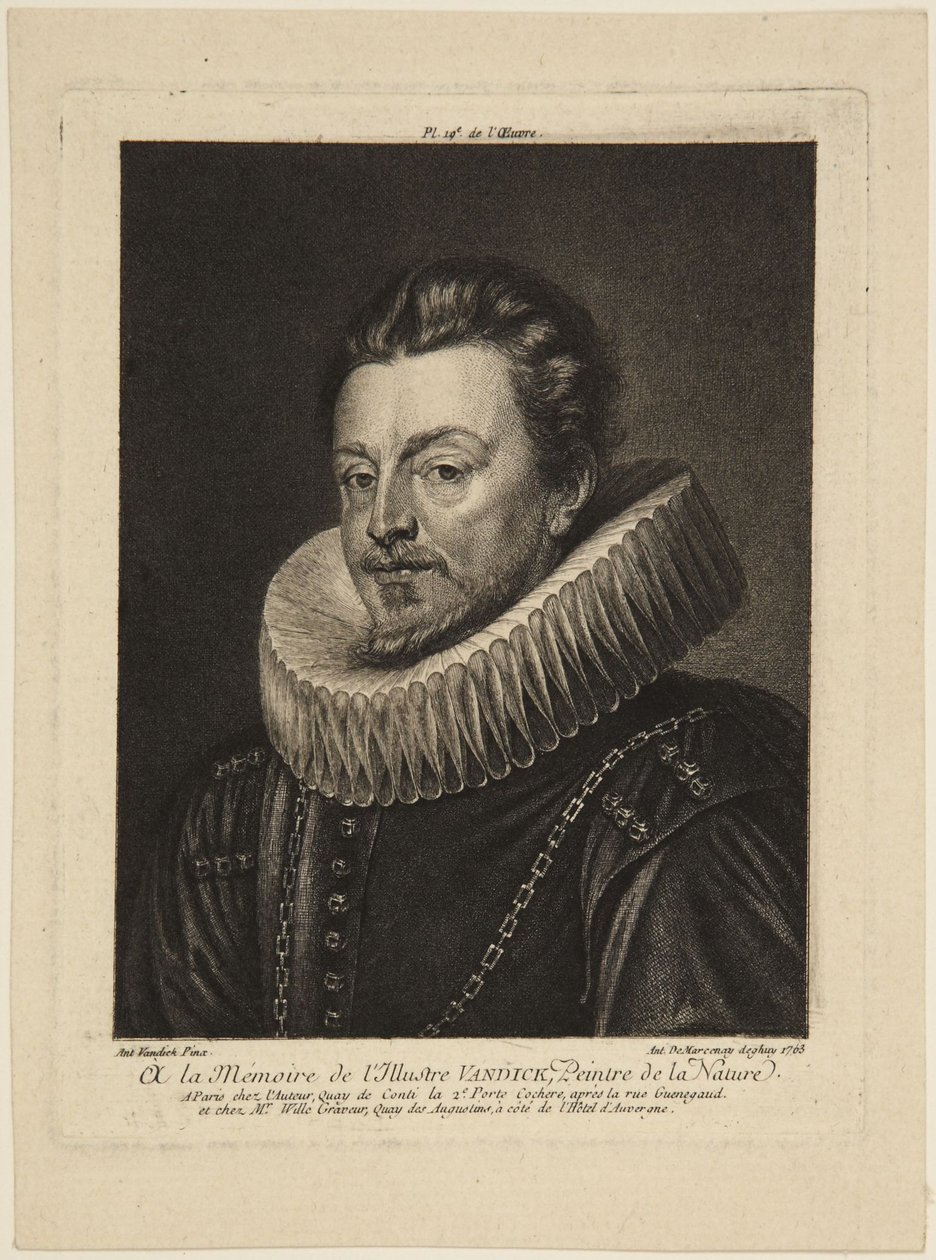 Van Dyke door Antoine de Marcenay de Ghuy