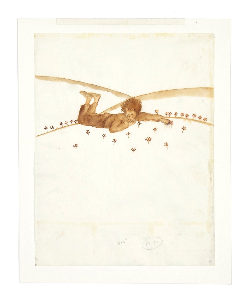 Illustratie voor novelle De Kleine Prins Le Petit Prince door Antoine de Saint Exupéry