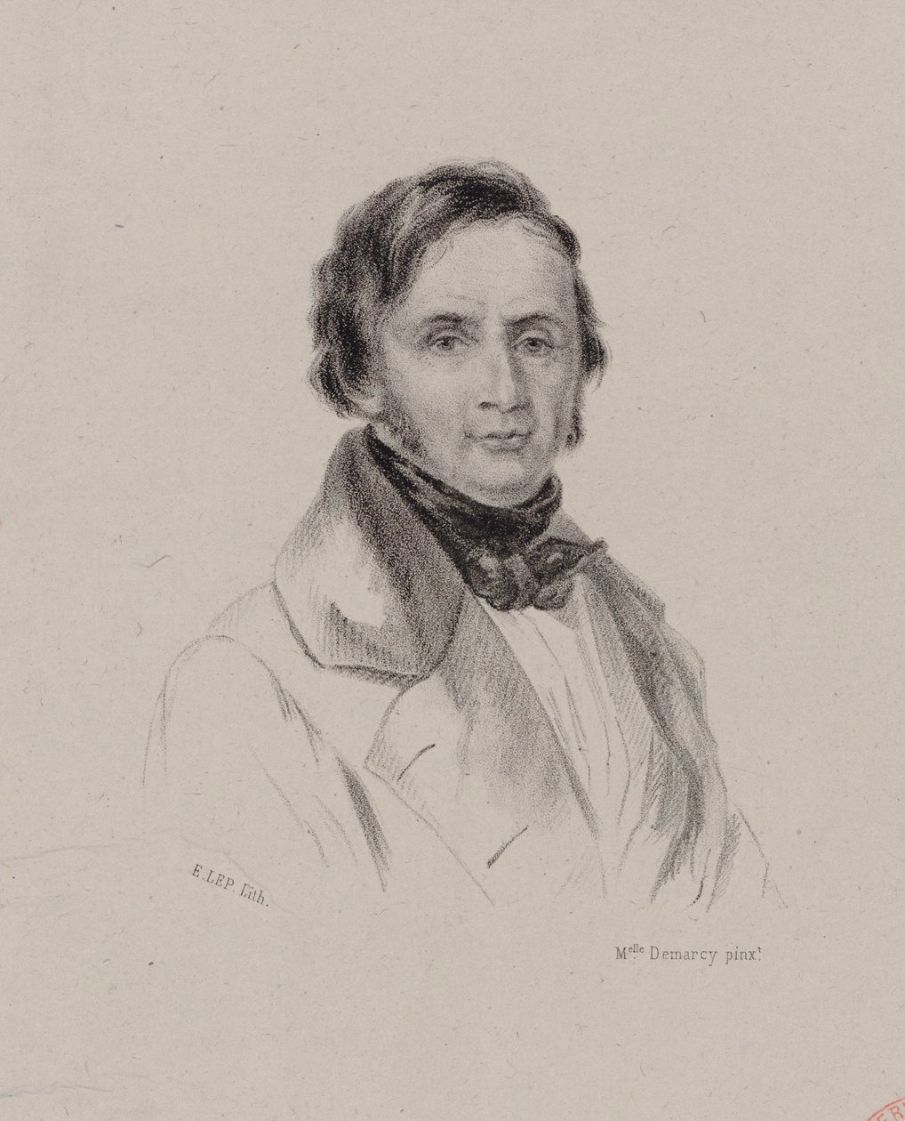 Portret van pianist en componist Joseph Bernard Woets 1783-1878, ca. 1830 door Antoinette Louise Demarcy