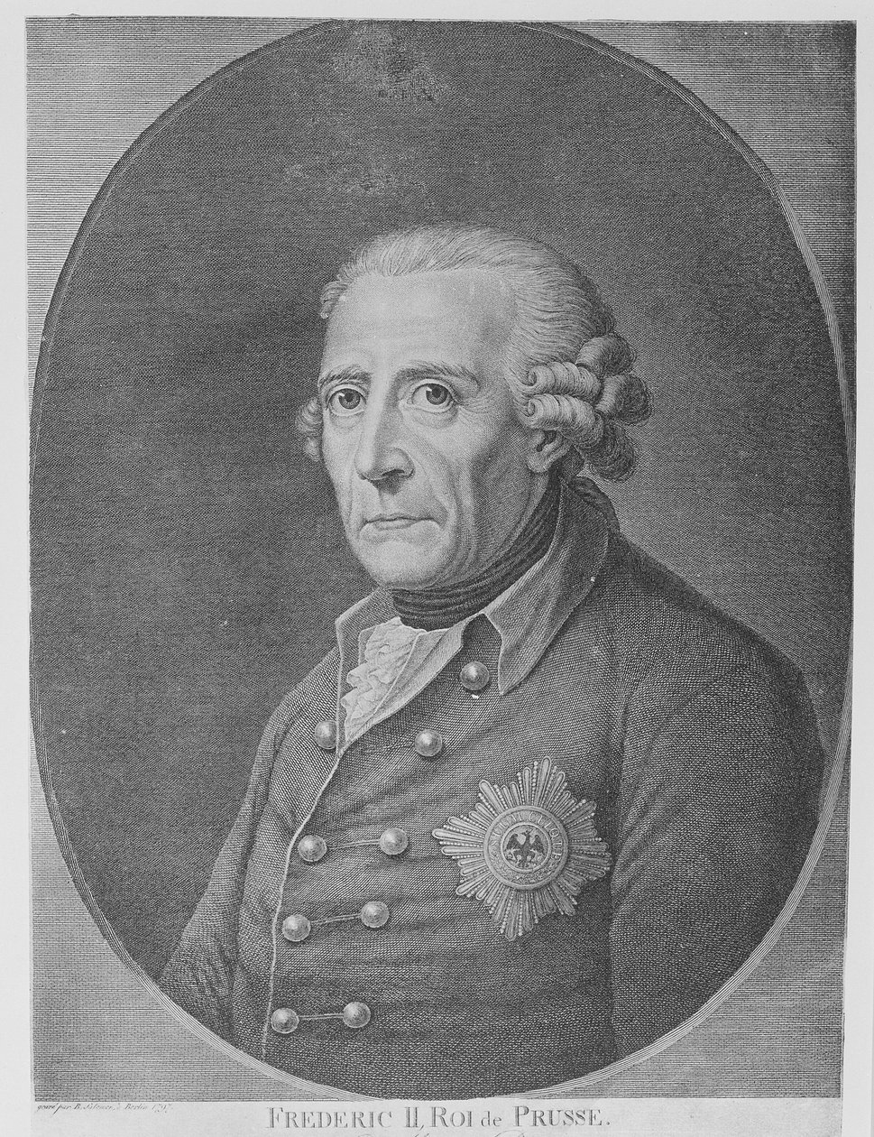 Friedrich II, Koning van Pruisen, 1797 door Anton Graff