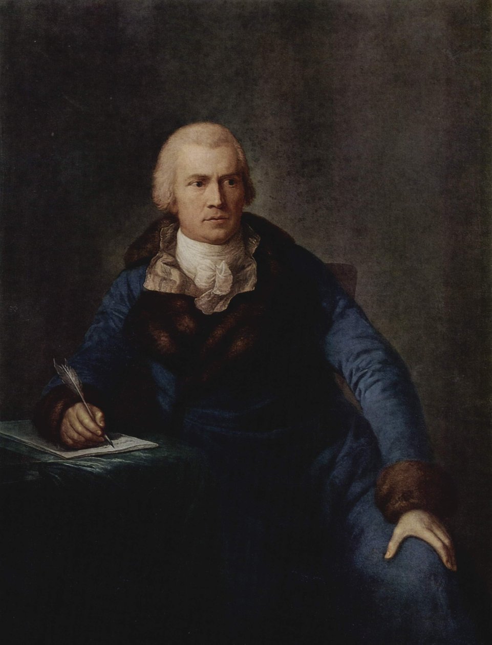 Portret van een man door Anton Graff