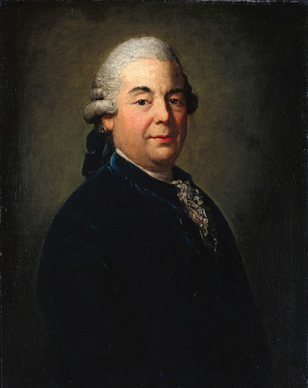 Portret van de burgemeester van Bautzen, Gottlob August Hering door Anton Graff