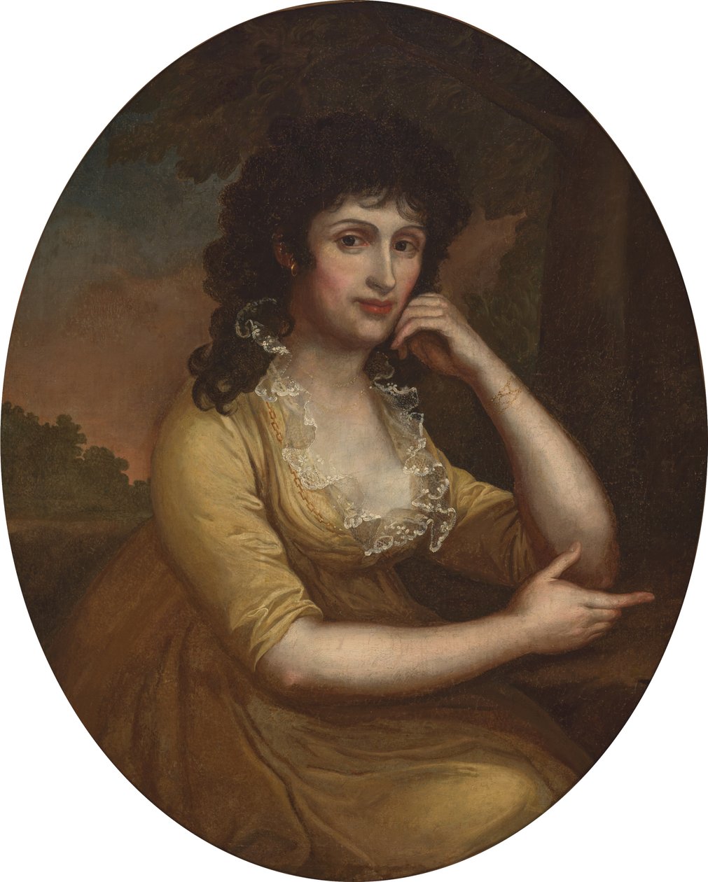 Duits: Bildnis Dorota Czartoryska, geb. Jabłonowska Portret van Dorota Czartoryska née Jabłonowska door Anton Graff