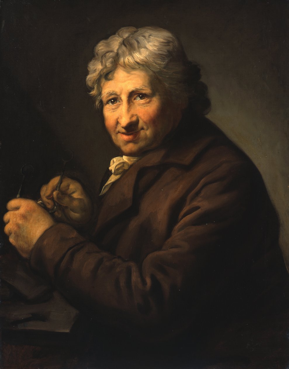 Duits: Daniel Nikolaus Chodowiecki (1726-1801). Um 1800/ 1801 Daniel Nikolaus Chodowiecki door Anton Graff