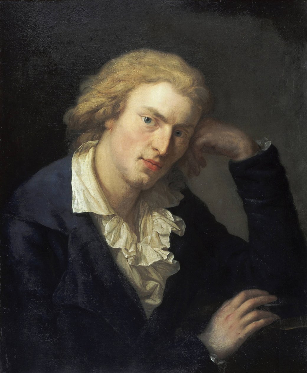 Portret van Friedrich von Schiller door Anton Graff