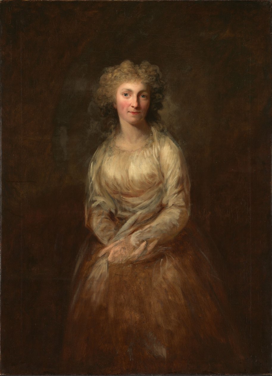 Portret van een vrouw door Anton Graff