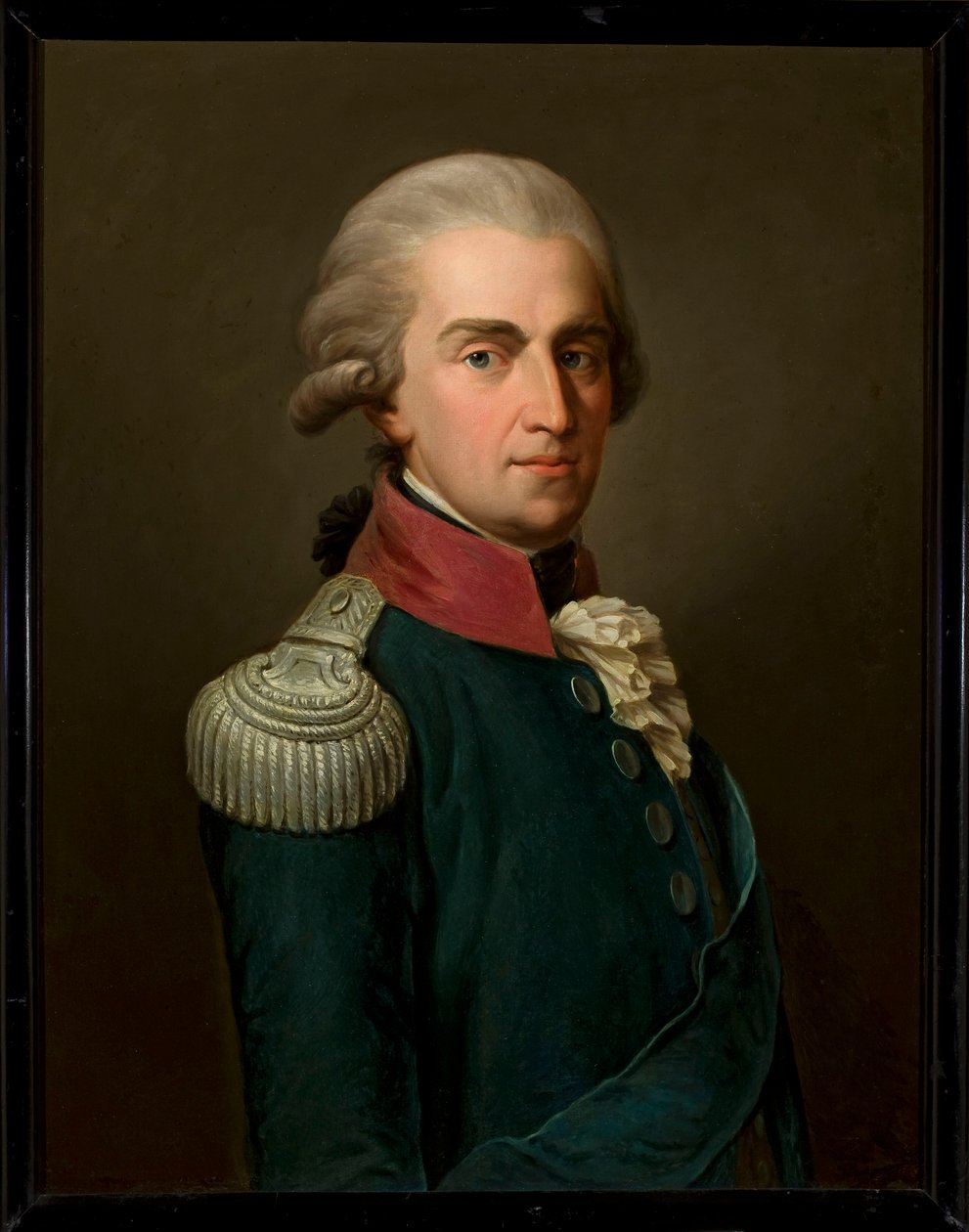 Portret van Frederik August, prins van Warschau door Anton Graff