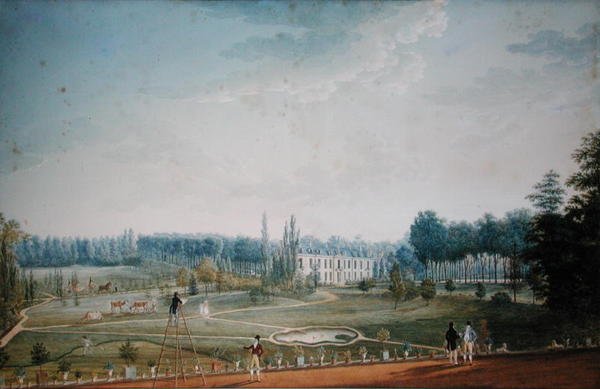 Kasteel en park van Ris-Orangis, ca. 1811 door Anton Ignaz Melling