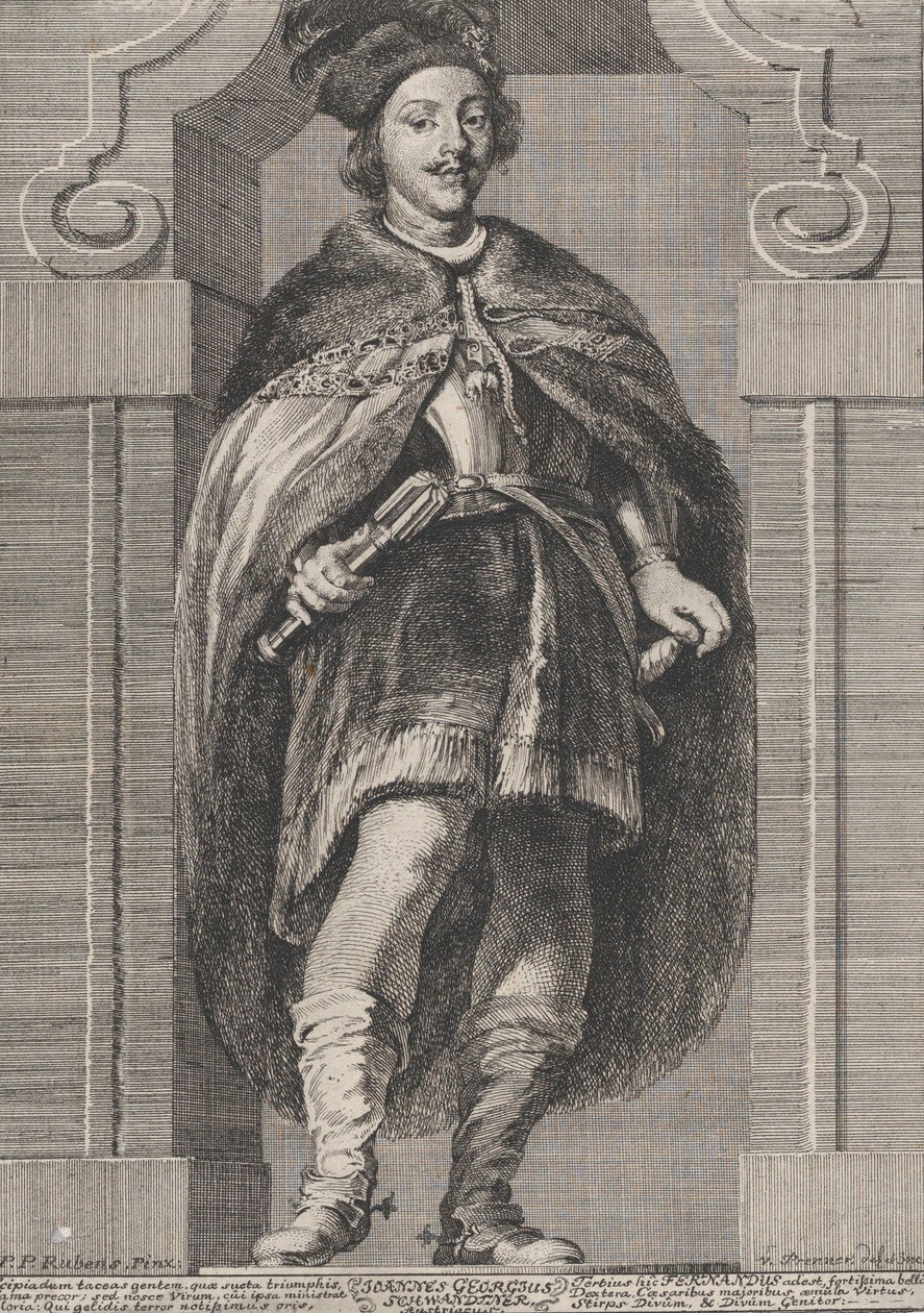 Portret van kardinaal Infante Ferdinand van Oostenrijk, 1728 door Anton Joseph von Prenner
