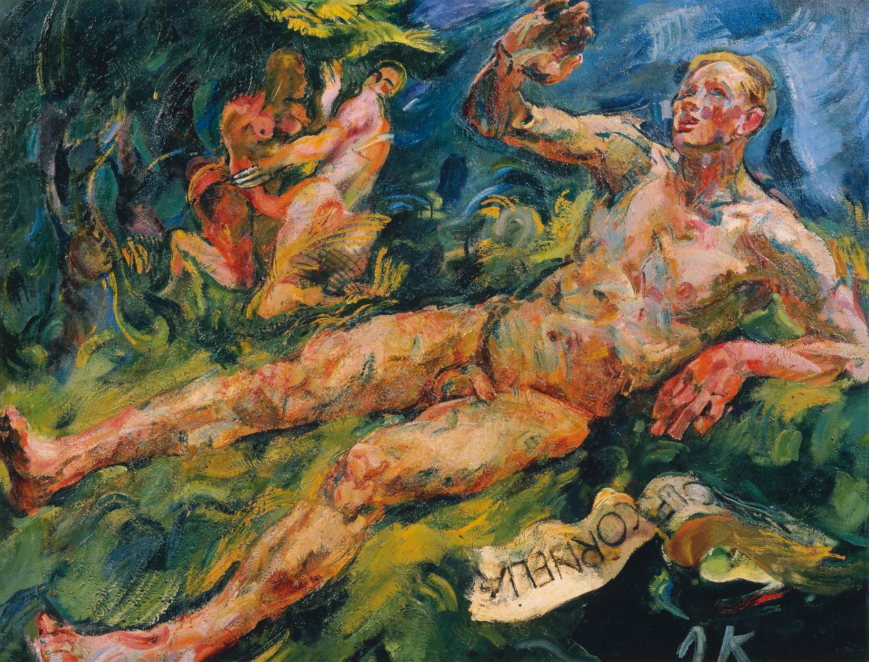 Klaagzang door Anton Kolig