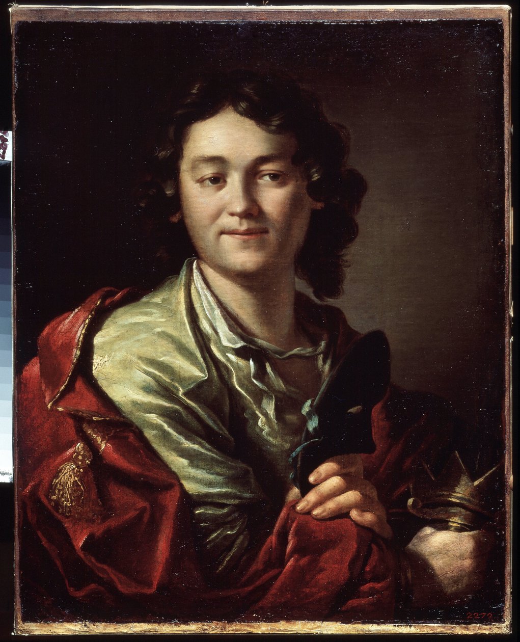 Portret van de acteur Fedor Volkov, oprichter van het eerste Russische theater door Anton Pavlovich Losenko