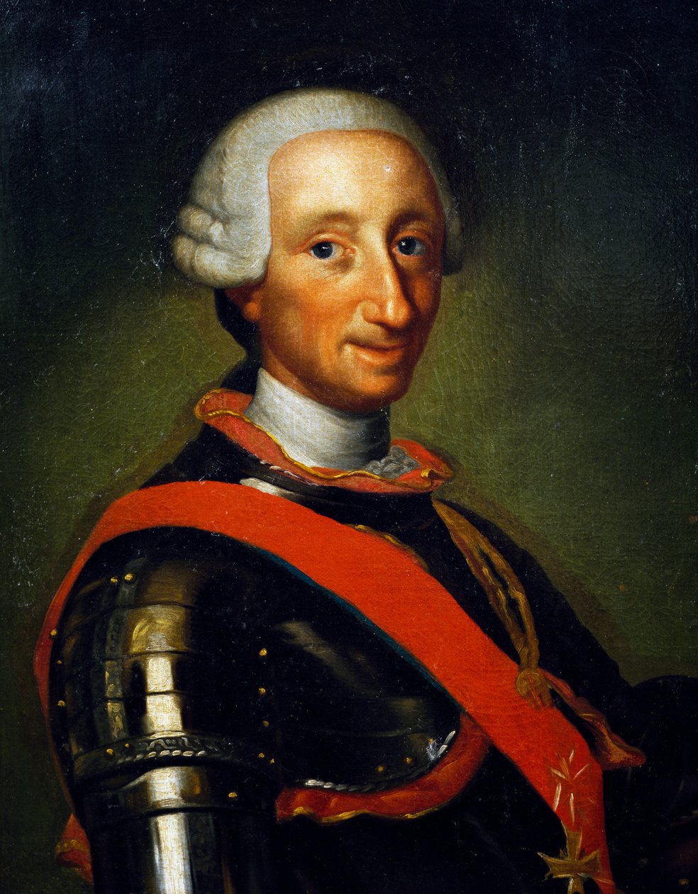 Portret van Karel III van Bourbon door Anton Raphael (after) Mengs
