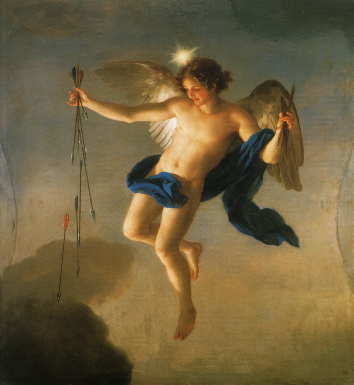 Hesperus als personificatie van de avond door Anton Raphael Mengs
