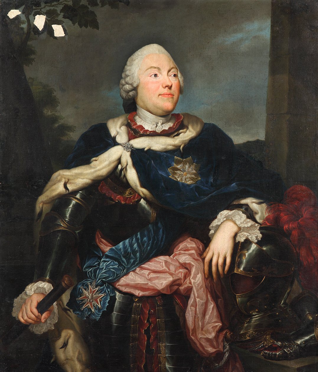 Keurprins Frederik Christiaan van Saksen (1722-1763) door Anton Raphael Mengs