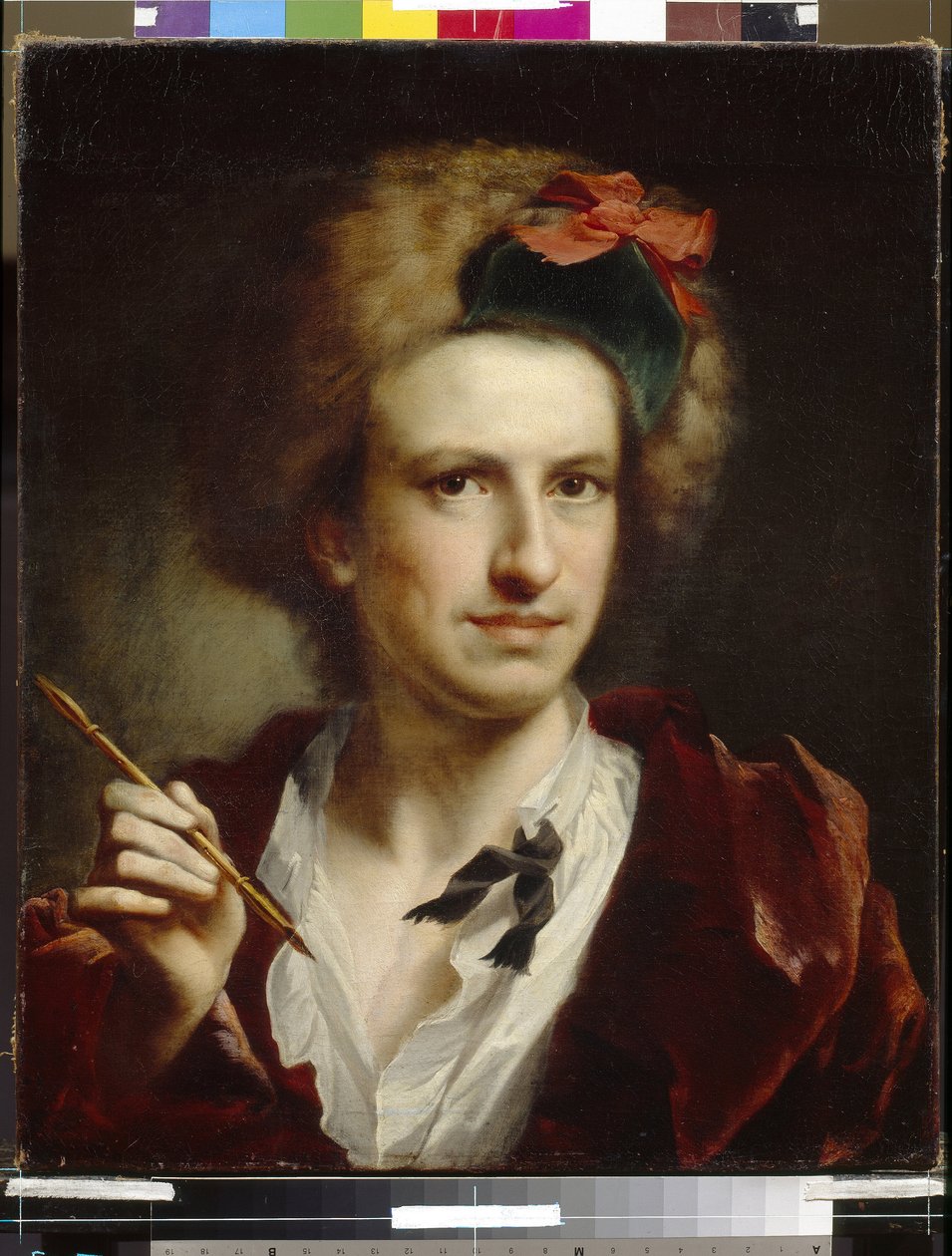 Portret van de graveur Francesco Bartolozzi (1728-1813) door Anton Raphael Mengs