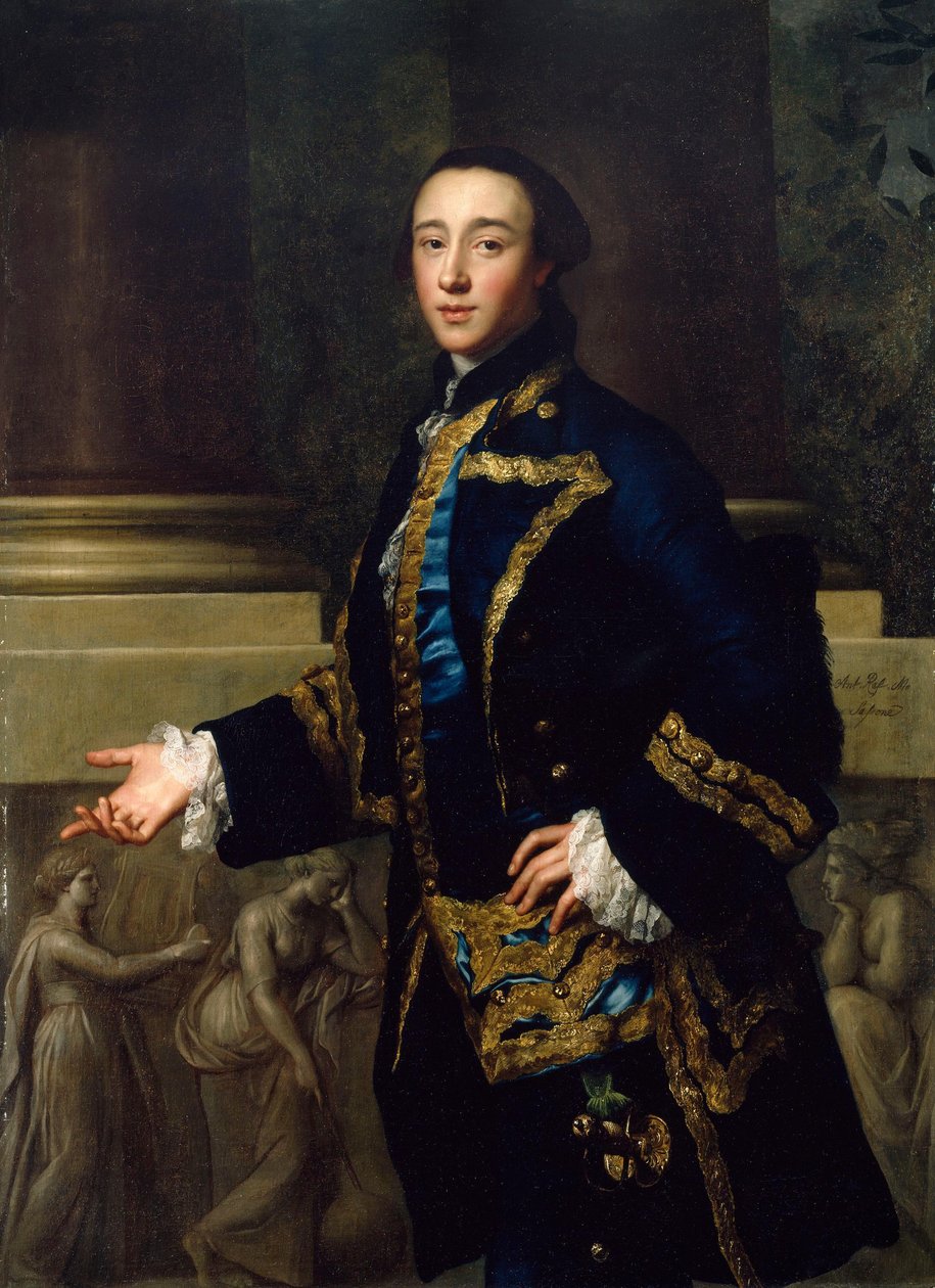 Portret van Thomas Conolly (1738-1803) door Anton Raphael Mengs