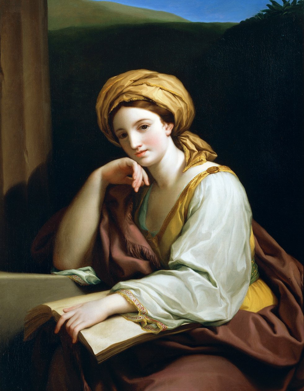 Sybille, door Anton Raphael Mengs door Anton Raphael Mengs