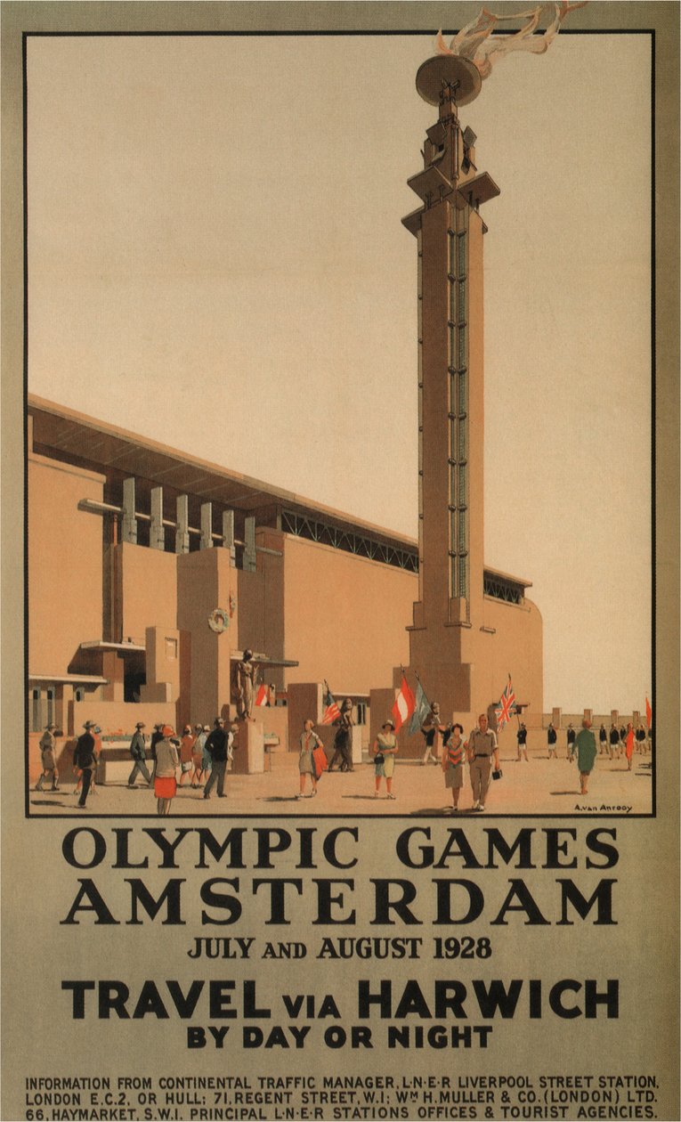 De Olympische Zomerspelen van 1928, Amsterdam, 1928 door Anton Van Anrooy