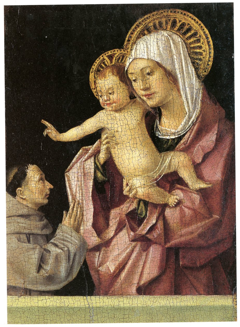 Madonna met kind door Antonello da Messina