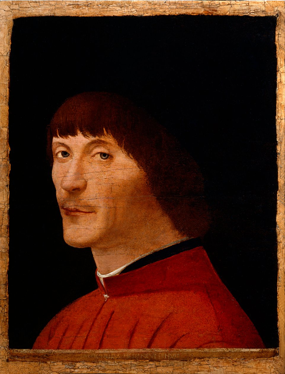 Portret van een man, 1468-1470 door Antonello da Messina