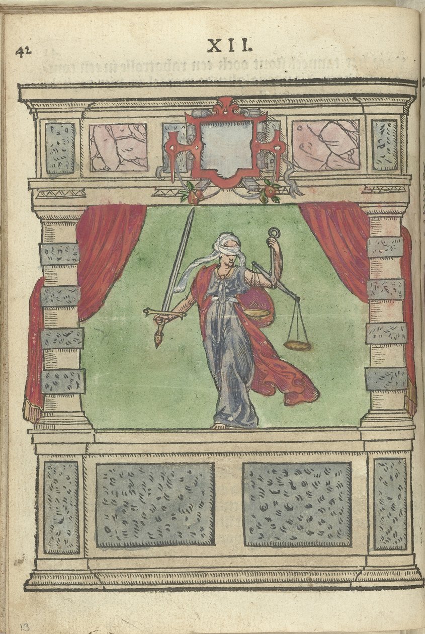 Personificatie van Gerechtigheid door Antoni van Leest