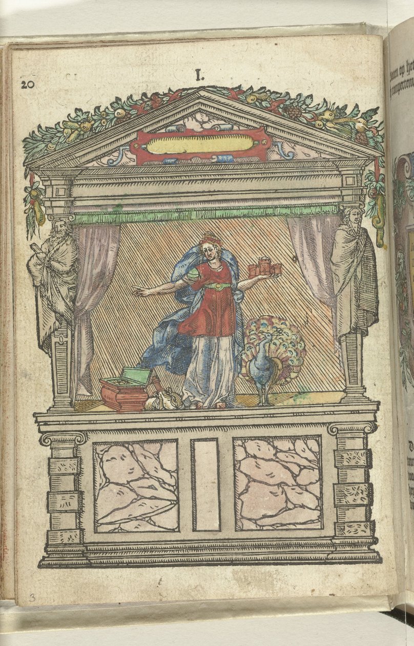 Toneel met Juno, 1578 door Antoni van Leest