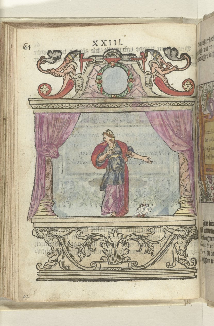 Toneel met de personificatie van Eendracht (Concordia), 1578 door Antoni van Leest