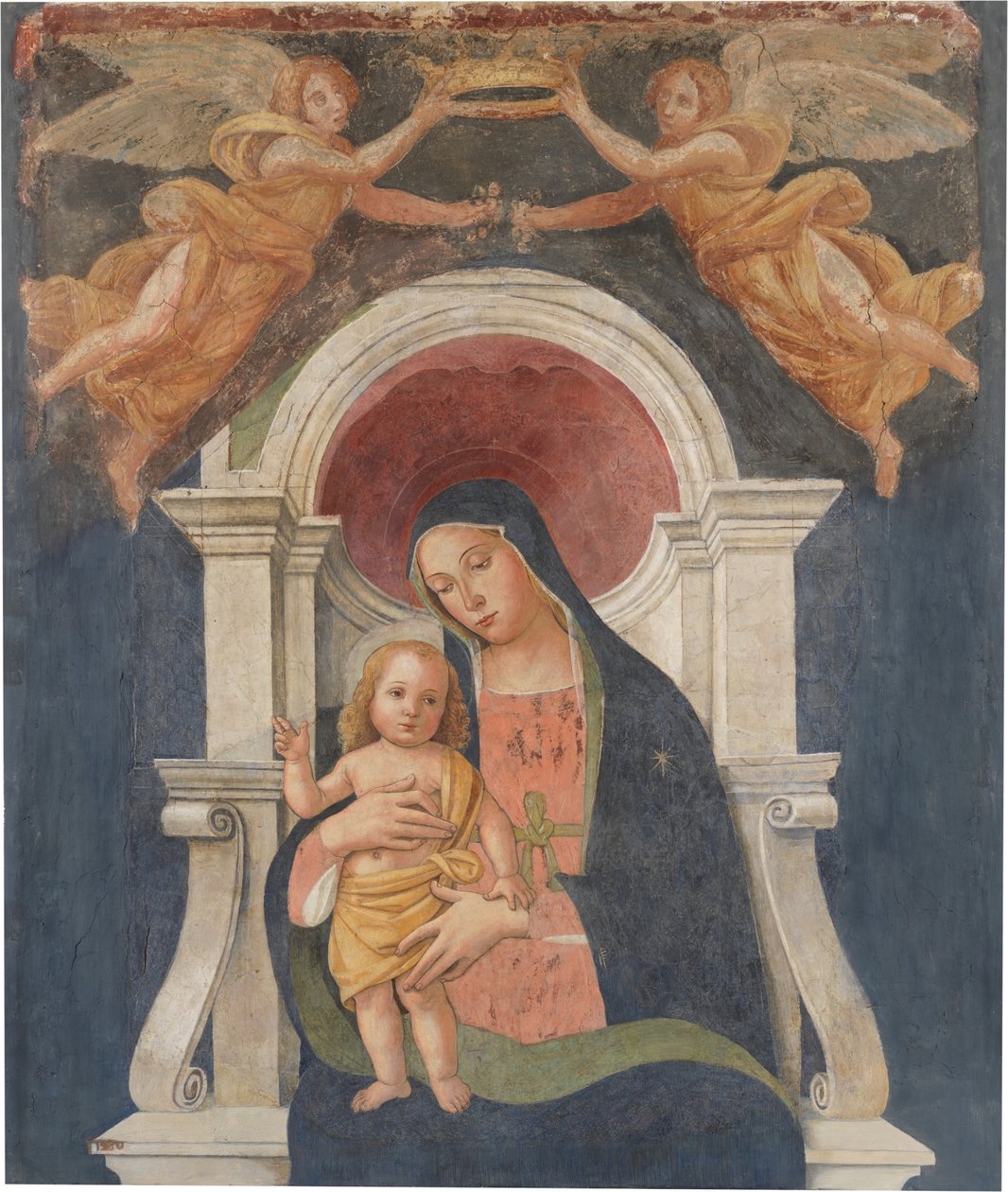 Antoniazzo Romano - Madonna met kind, ca. 1495 door Antoniazzo Romano