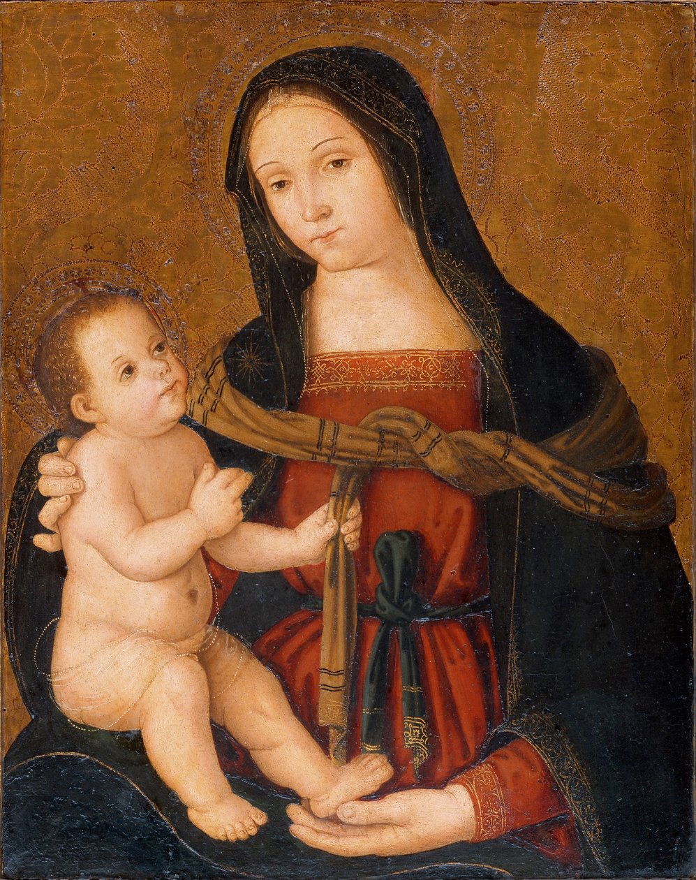 Madonna met kind door Antoniazzo Romano