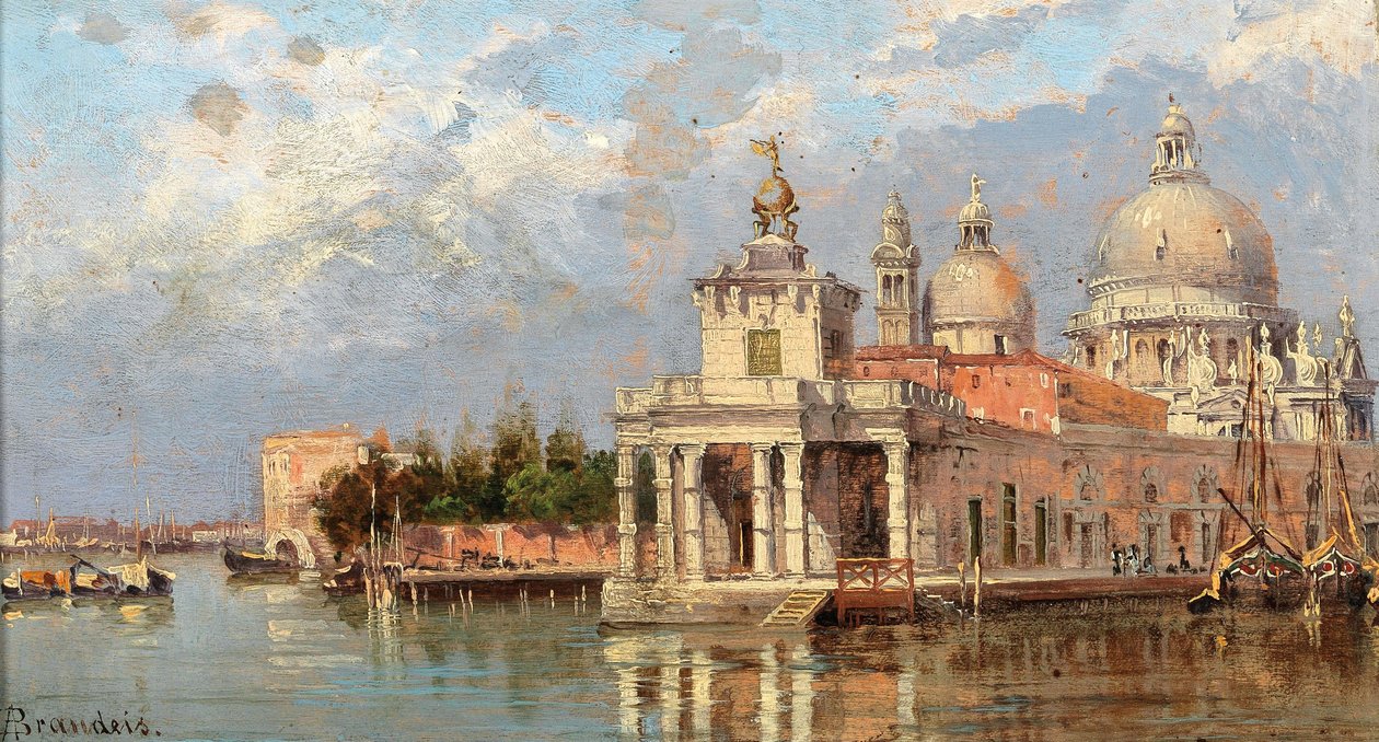Antonietta Brandeis Dogana en Santa Maria della Salute door Antonietta Brandeis