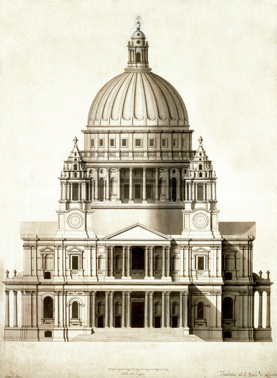 De gevel van St. Paul