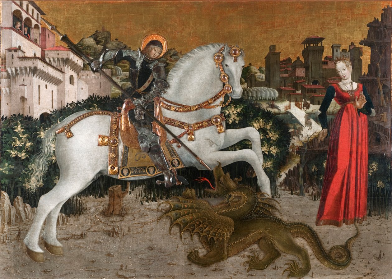 San Giorgio en de prinses door Antonio Cicognara
