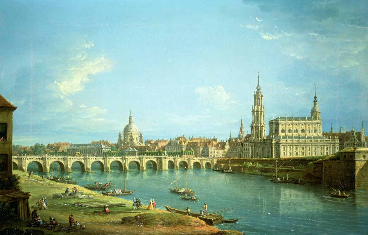 Een Uitzicht op Dresden door Antonio Joli